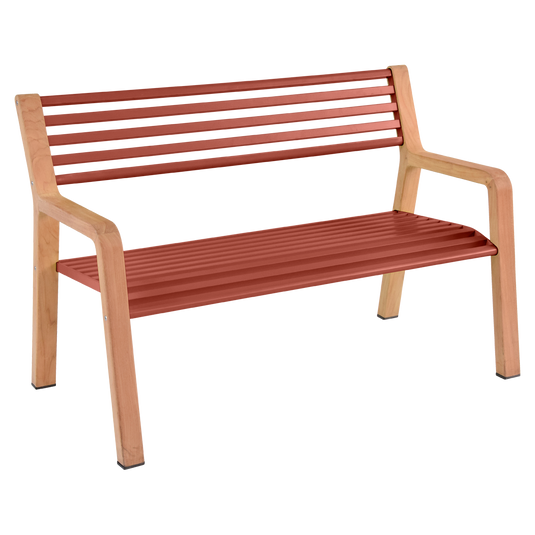 Fermob Somerset Bench in Red Ochre