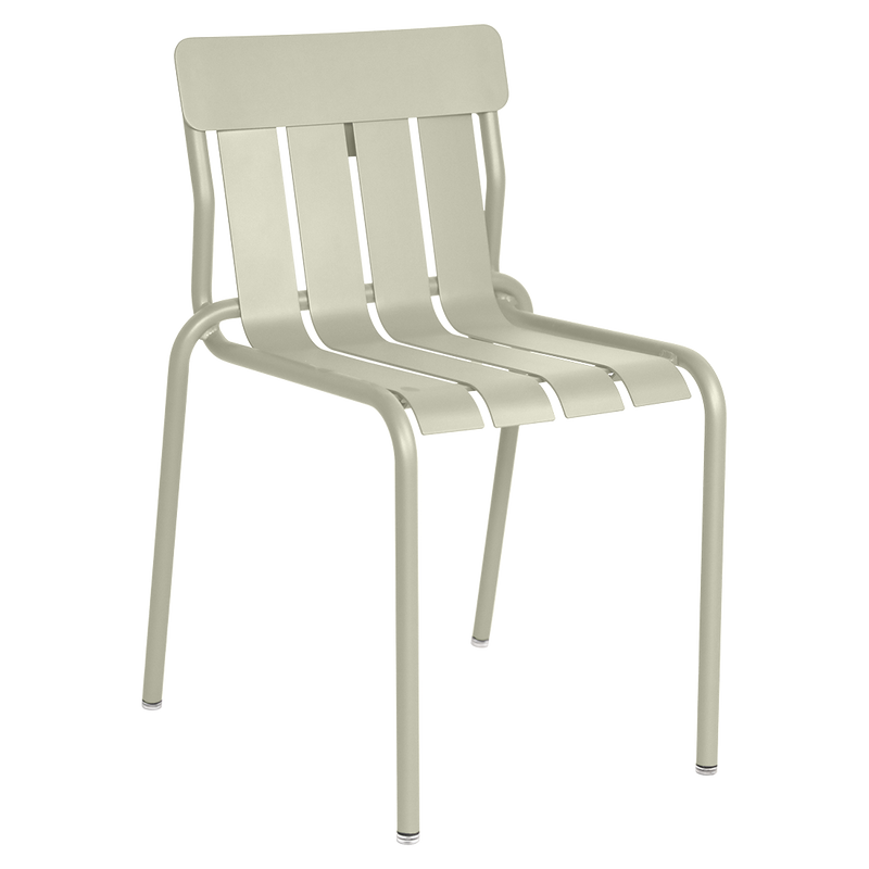Load image into Gallery viewer, Fermob Stripe Chair Stackable Outdoor Dining in Clay Grey
