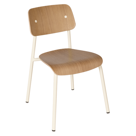Fermob Studie Oak Chair in Latte Beige