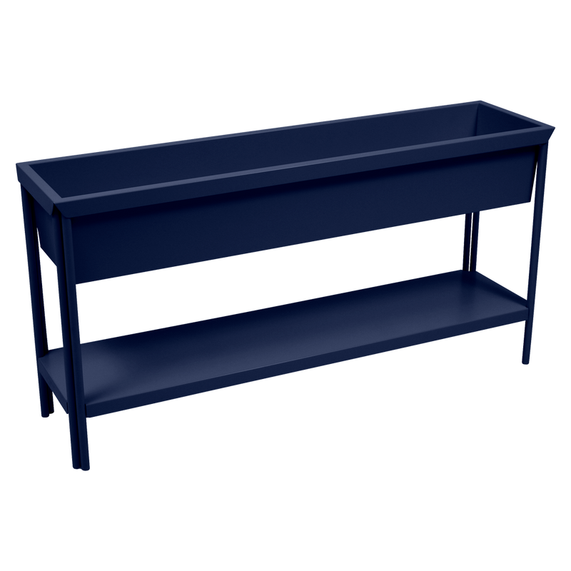Load image into Gallery viewer, Fermob Terrazza Medium Planter in Deep Blue
