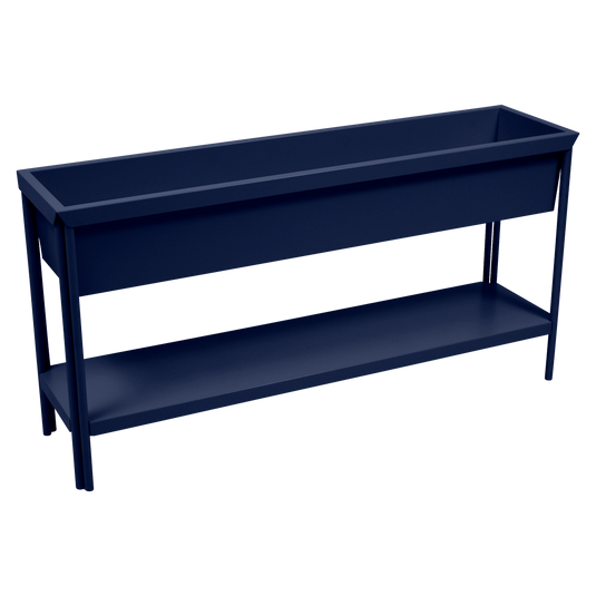 Fermob Terrazza Medium Planter in Deep Blue