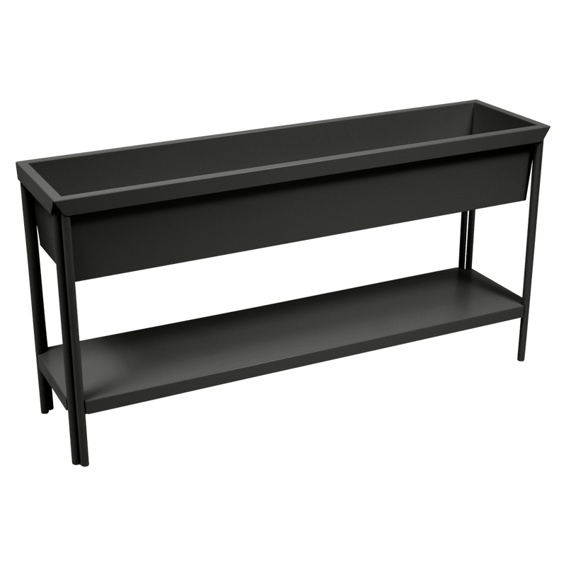 Load image into Gallery viewer, Fermob Terrazza Medium Planter in Liquorice
