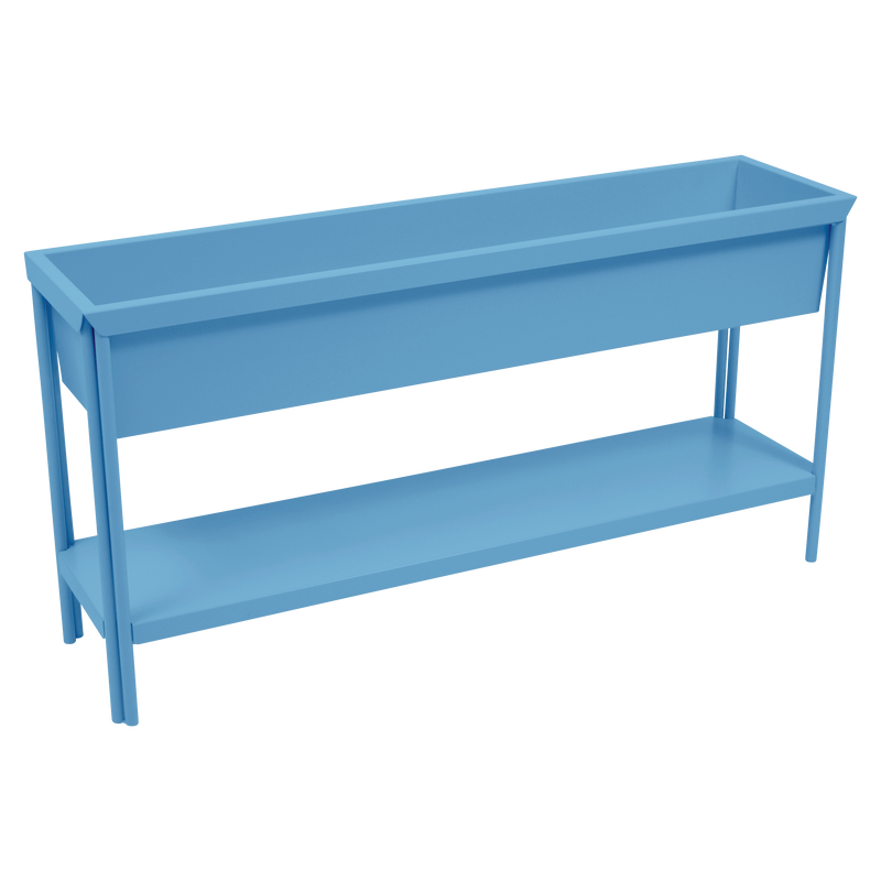 Load image into Gallery viewer, Fermob Terrazza Medium Planter in Maya Blue
