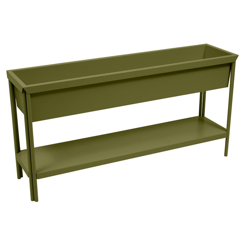Load image into Gallery viewer, Fermob Terrazza Medium Planter in Pesto Green
