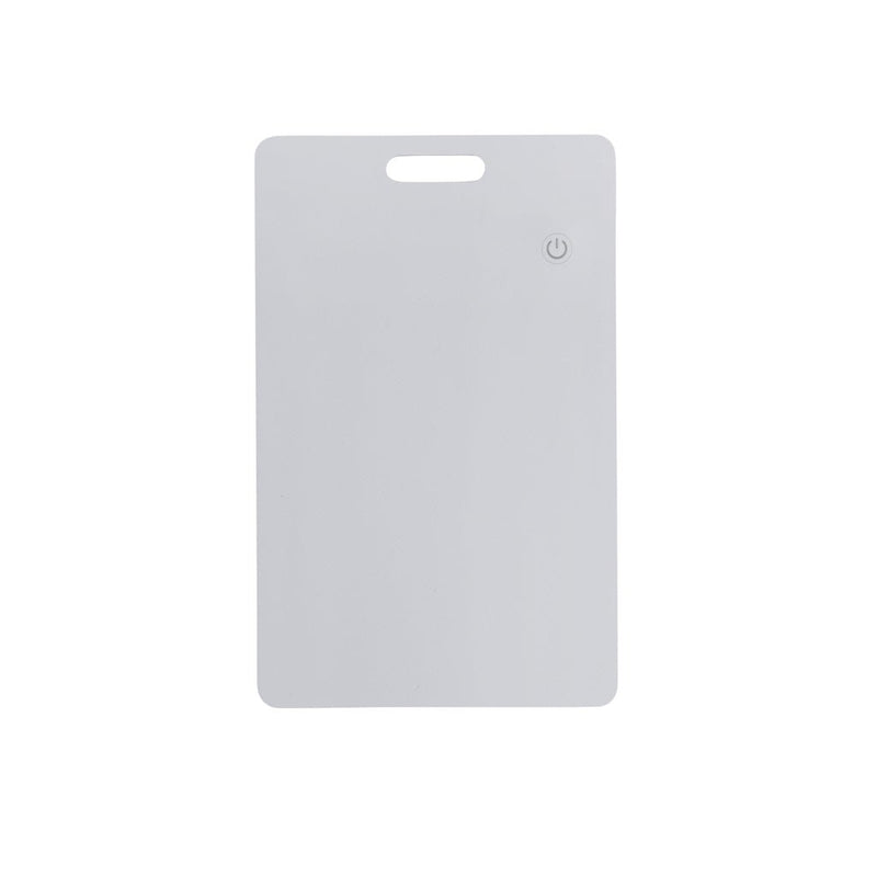 Load image into Gallery viewer, XD Collection Findit Dual RCS plastic ultra-thin rechargeable phone and tablet finder card with custom wood design.
