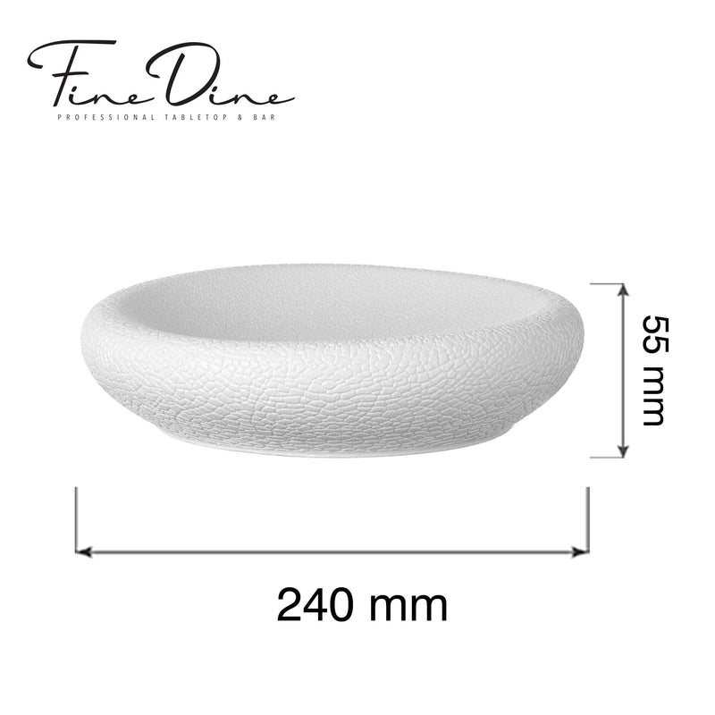 Load image into Gallery viewer, Fizz artistic plate, 240x(h)55mm - Custom Wood DesignsFine Dine Fizz artistic plate, 240x55mm, featuring colorful, abstract design on ceramic surface.artistic plate762349
