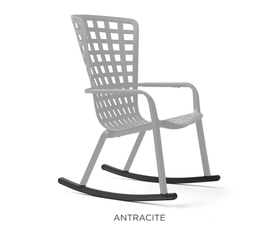 Folio Rocking Chair Kit - Custom Wood DesignsAntracite Nardi Folio rocking chair kit with outdoor design, featuring natural wood and sturdy construction for patio comfort.Rocking Chair Nardi Outdoor24575201969911Antracite