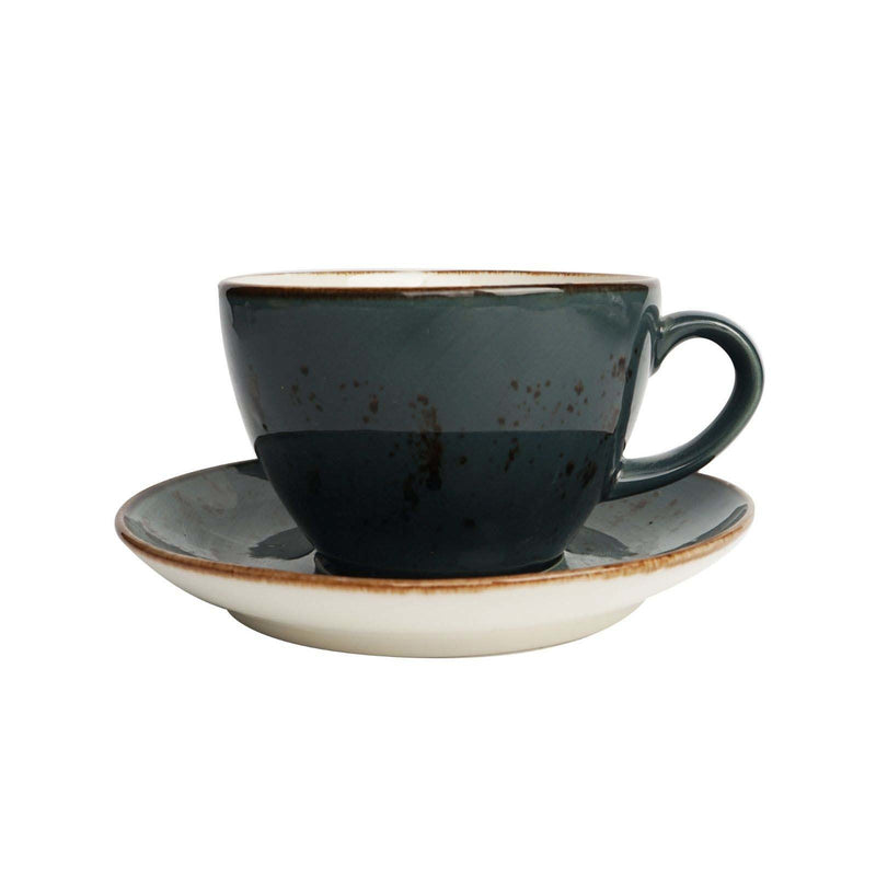 Load image into Gallery viewer, Fine Dine Arando cappuccino cup, 285ml, white ceramic cup with handle, ideal for serving coffee or cappuccino.
