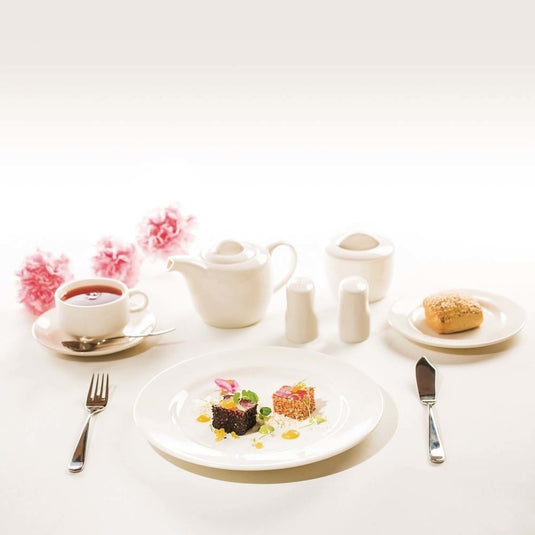 Fine Dine conical bowl, 190x75mm, showcasing its sleek design and smooth surface, ideal for serving or display.