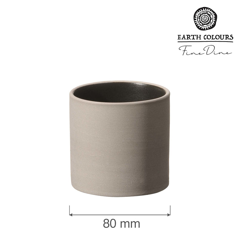 Load image into Gallery viewer, Fine Dine Mia cup mug with 80mm diameter, 250ml capacity, featuring a sleek ceramic design and smooth finish.
