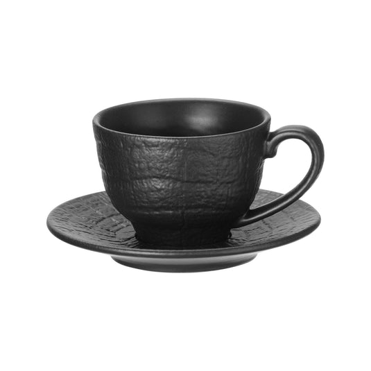 Fine Dine 230ml coffee and tea cup with a stylish crust design, perfect for hot beverages