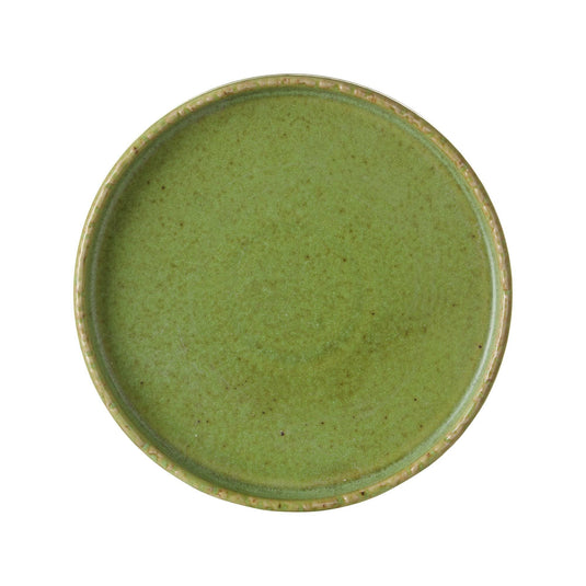 Fine Dine Edenic flat shallow plate, 270mm, showcasing a sleek ceramic design with a smooth, rounded edge and elegant finish.