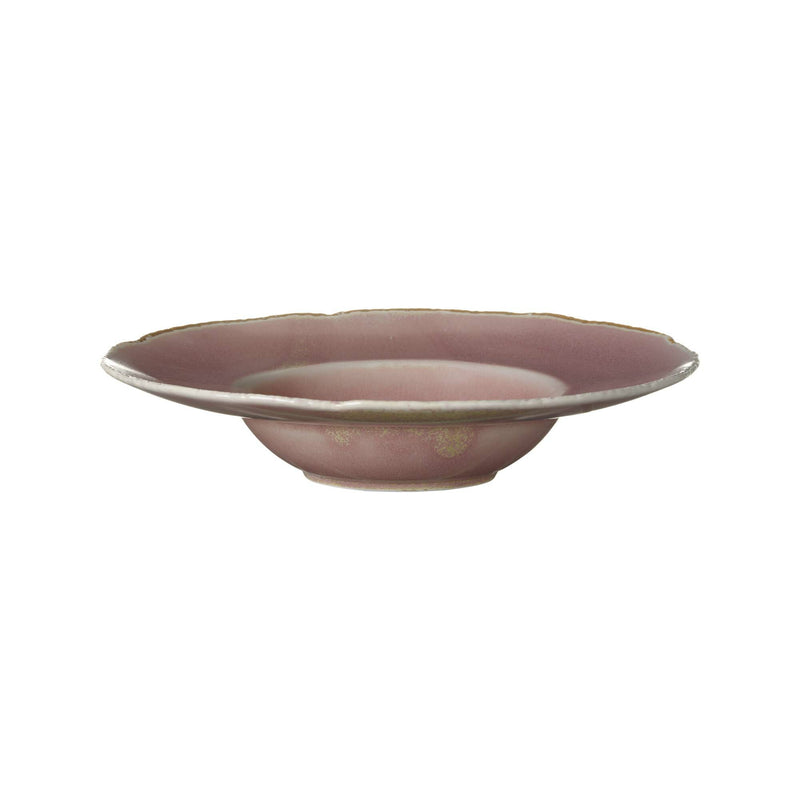 Load image into Gallery viewer, Fine Dine Rosa pasta plate, 280mm, round ceramic dinnerware with pink floral design, perfect for serving pasta dishes.
