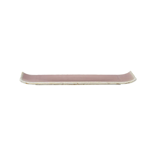 Fine Dine Rosa rectangular plate, 340x150 mm, with a smooth surface and elegant design for serving dishes.