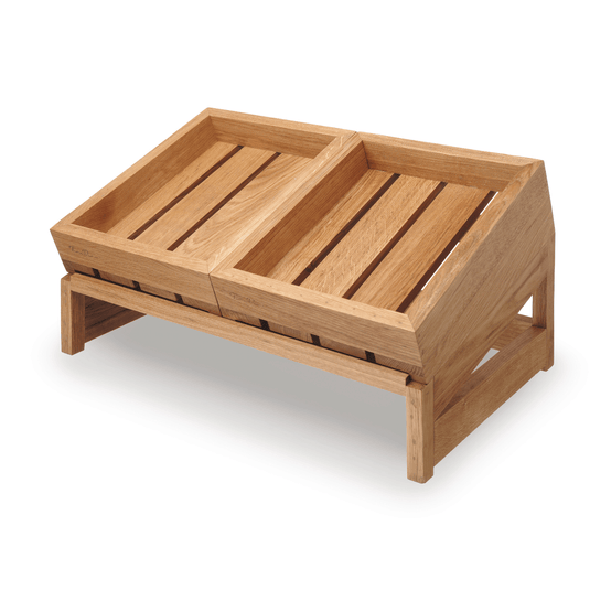 Madeira initial oak box GN 1/2-oak box