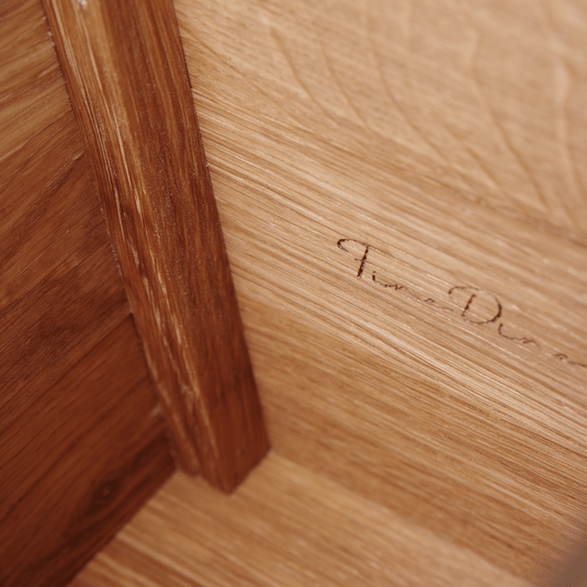 Oak Madeira buffet base by Fine Dine, 175x1 size, showing a sturdy wooden furniture piece with a smooth finish.