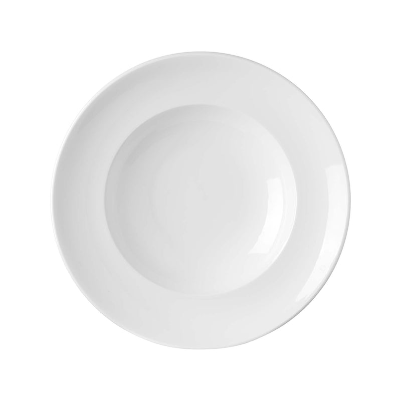 Load image into Gallery viewer, Fine Dine Pure Bianco pasta plate, 300mm, featuring a sleek white ceramic design perfect for serving pasta dishes.
