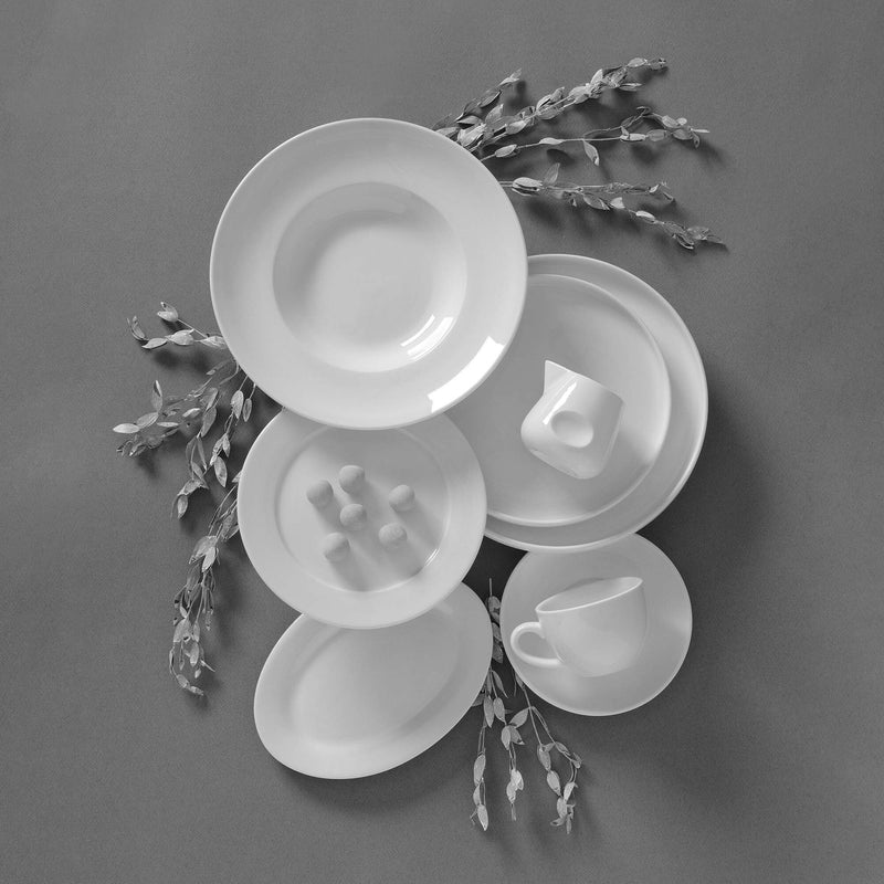 Load image into Gallery viewer, Fine Dine Pure Bianco 240ml bowl with 130mm diameter, featuring a sleek white ceramic design perfect for serving or display.
