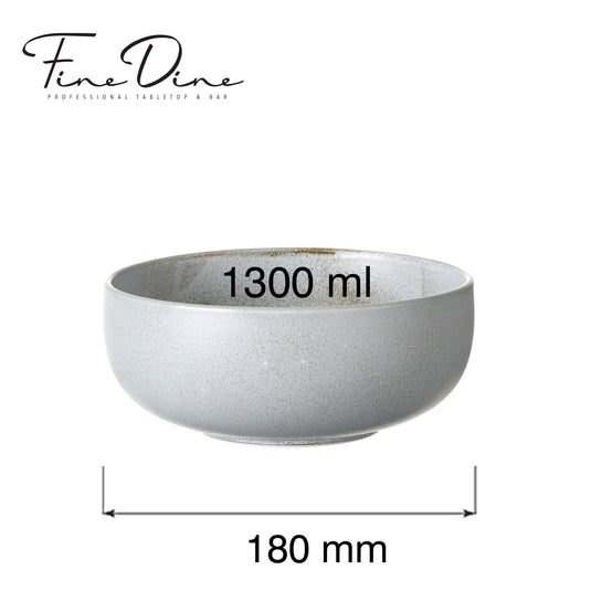 Fine Dine Stark bowl, 180mm ceramic bowl with a sleek design, perfect for serving and dining.