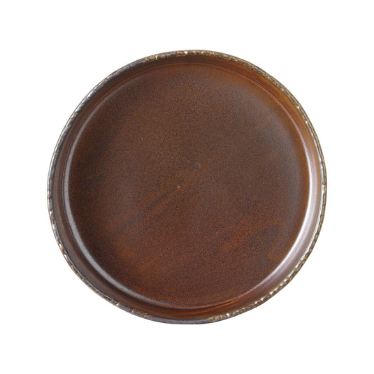 Aurum high edge plate by Fine Dine, 250 mm, featuring a sleek design with a high rim for serving and presentation.
