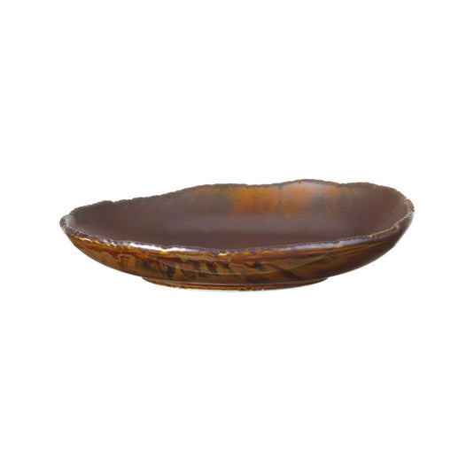 Fine Dine Aurum deep plate, 220mm, showcasing a stylish ceramic dish with a smooth, glossy finish and elegant deep design.