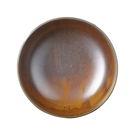 Aurum bowl by Fine Dine, 150mm diameter, ceramic bowl with a sleek gold finish and elegant design.