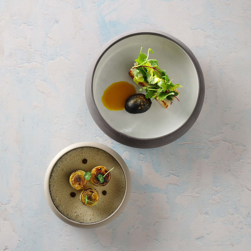 Load image into Gallery viewer, White ceramic bowl by Fine Dine, 195mm diameter, with a smooth round shape and clean design, perfect for serving or display.
