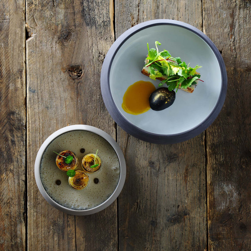 Load image into Gallery viewer, White Mia bowl by Fine Dine, 140mm ceramic bowl with smooth finish, ideal for serving salads or snacks.
