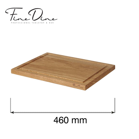 Madeira serving board by Fine Dine, 330mm x 460mm, wooden serving board with handles, ideal for presenting cheese and appetizers.