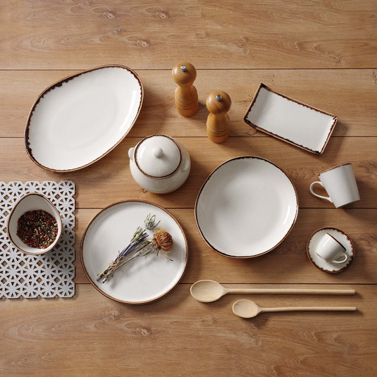 Fine Dine vanilla soup cup, 300 ml, ceramic bowl with smooth surface and rounded edges for serving hot soup.