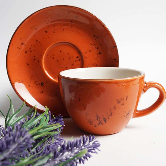 Fine Dine Dahlia espresso cup, 75ml, with a colorful floral pattern and elegant shape, perfect for serving espresso.