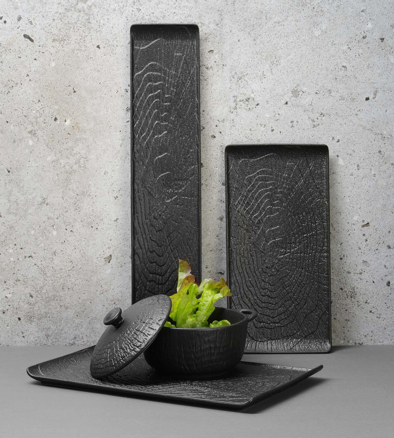 Load image into Gallery viewer, Rectangular plate by Fine Dine, 295x148mm, showcasing a sleek, minimalist design perfect for serving dishes.
