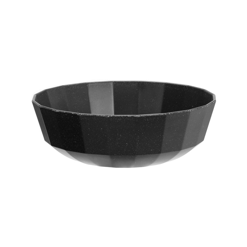Load image into Gallery viewer, Fruit Platter Ø250mm – Metropolis Black (Fine Dine) - Custom Wood DesignsBlack ceramic fruit platter with 250mm diameter from Fine Dine's Metropolis collection, featuring a sleek, modern design.Fruit platter562581
