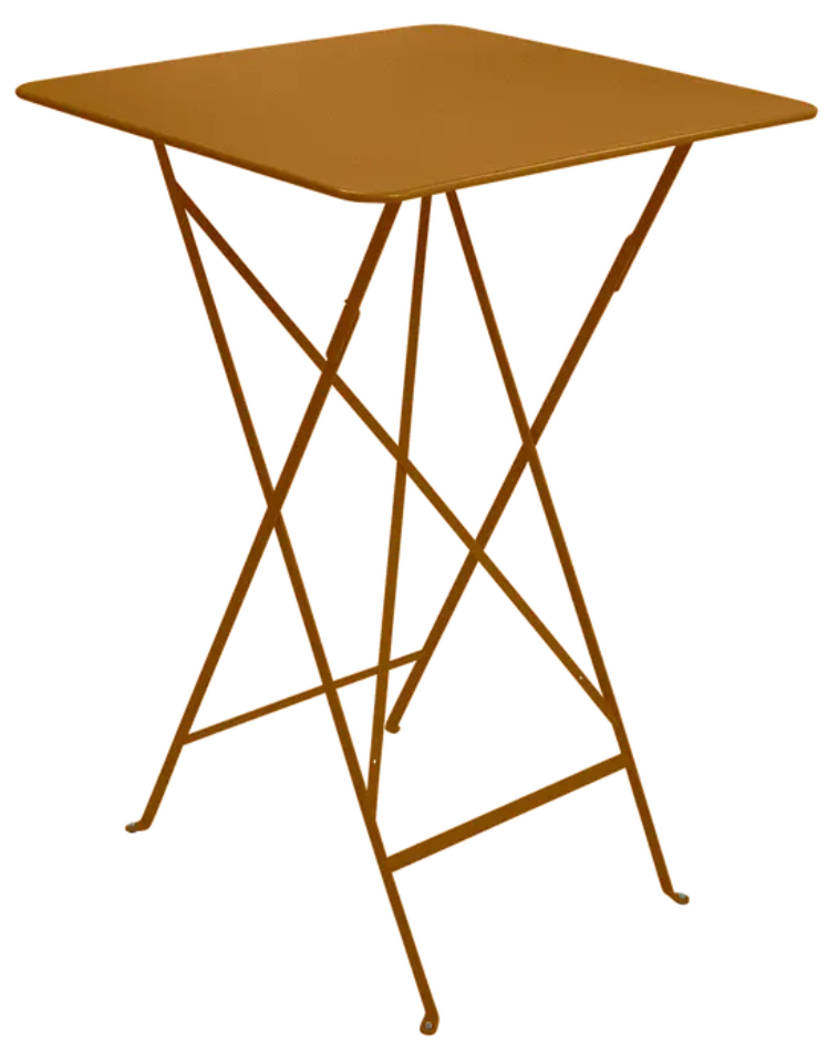 Load image into Gallery viewer, Fermob Bistro high table, 71x71 cm, foldable outdoor metal bar table with compact design, suitable for rooftop or outdoor dining.
