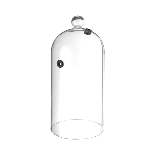 Glass dome with ventilation hole, diameter 130 mm (new code: SVT-05001) - Custom Wood DesignsGlass lampshade with ventilation hole, 130mm diameter, from Fine Dine, featuring clear glass and functional ventilation design.lampshadeSVT-05001
