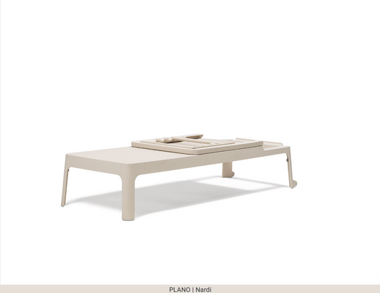 Plano Outdoor Sun Lounger by Nardi – Reclining Poolside Furniture-Sunlounger