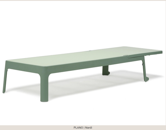 Plano Outdoor Sun Lounger by Nardi – Reclining Poolside Furniture-Sunlounger