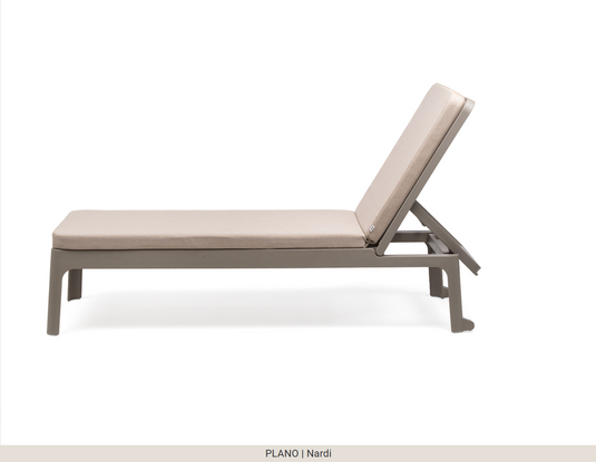 Plano Outdoor Sun Lounger by Nardi – Reclining Poolside Furniture-Sunlounger