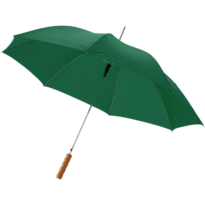 Load image into Gallery viewer, 23&quot;Umbrella with wooden handle pack of 25 Custom Wood Designs __label: Multibuy greenumbrellacustomwooddesignsgiftingpromo_e4932be5-8d67-4366-904d-d7aad87c350a
