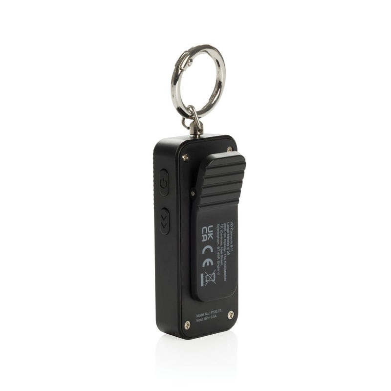 Load image into Gallery viewer, GuardBuddy RCS Personal alarm USB-C re-chargeable - Custom Wood DesignsPersonal alarm USB-C re-chargeableCar &amp; SafetyP330.7701Recycled ABSblack
