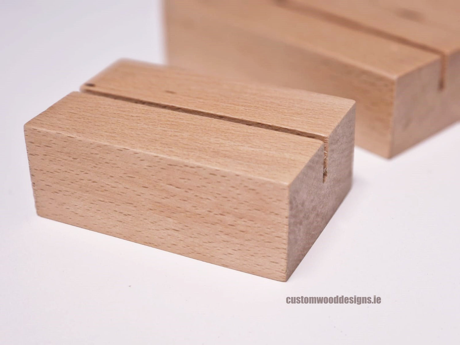 Table Menu Blocks Wooden Block Menu Holders | Custom Wood Designs