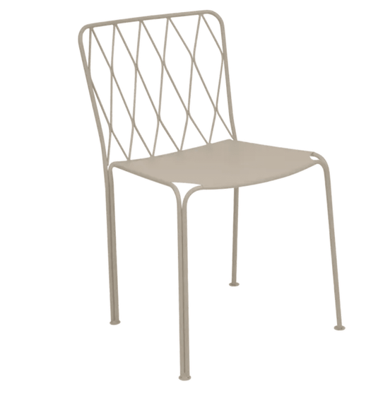 Kintbury Chair Stackable Outdoor Metal Chair - Custom Wood DesignsStackable Fermob Kintbury outdoor metal chair in nutmeg finish, suitable for restaurant or garden outdoor furniture.Outdoor Metal Chair Fermob24575203064759Nutmeg