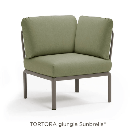 Komodo Corner Module Outdoor Sofa - Custom Wood DesignsNardi Komodo corner outdoor sofa module with tortora Sunbrella fabric, designed for outdoor patio and garden seating.Nardi Sofa Outddor Corner24575204860887Tortola Giungla