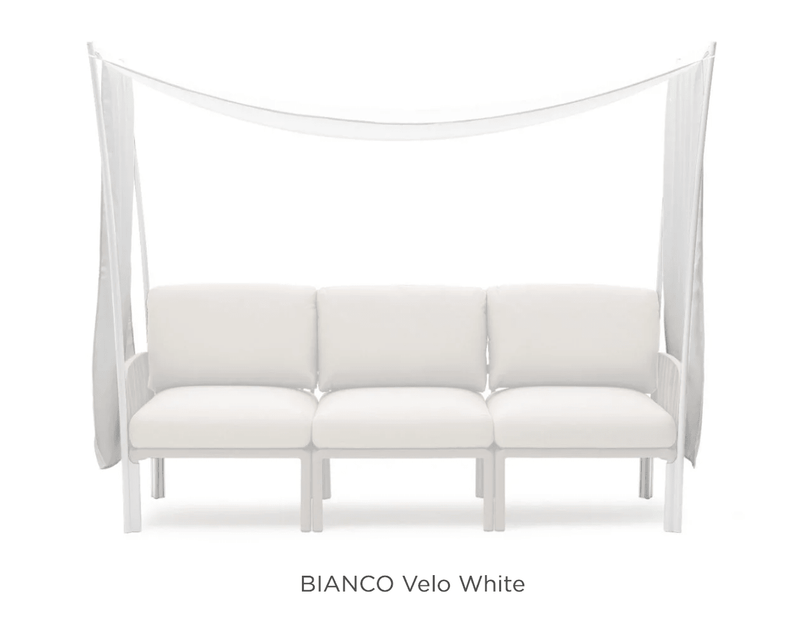 Load image into Gallery viewer, Komodo Ombra 3 Sunshade - Custom Wood DesignsNardi Komodo Ombra 3 sunshade accessory for sofa, featuring white fabric and sturdy frame for outdoor shading.Komodo Accesories Sofa Nardi24575207906327Bianco Velo
