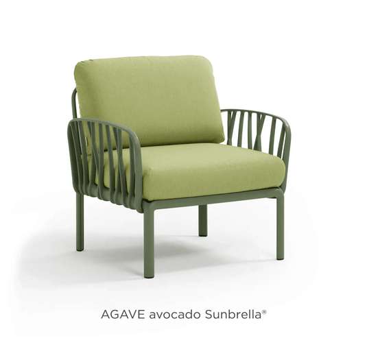 Komodo Poltrona Modular Outdoor Armchair for Sofa - Custom Wood DesignsNardi Komodo outdoor modular armchair by Custom Wood Designs with sunbrella fabric in agave avocado color.Nardi Outdoor Sofa Poltrona24575216962647Agave Avocado