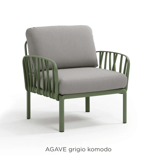 Komodo Poltrona Modular Outdoor Armchair for Sofa - Custom Wood DesignsNardi Komodo outdoor modular armchair by Custom Wood Designs with agave Sunbrella fabric, part of the outdoor sofa collection.Nardi Outdoor Sofa Poltrona24575216661591Agave Avocado Sunbrella