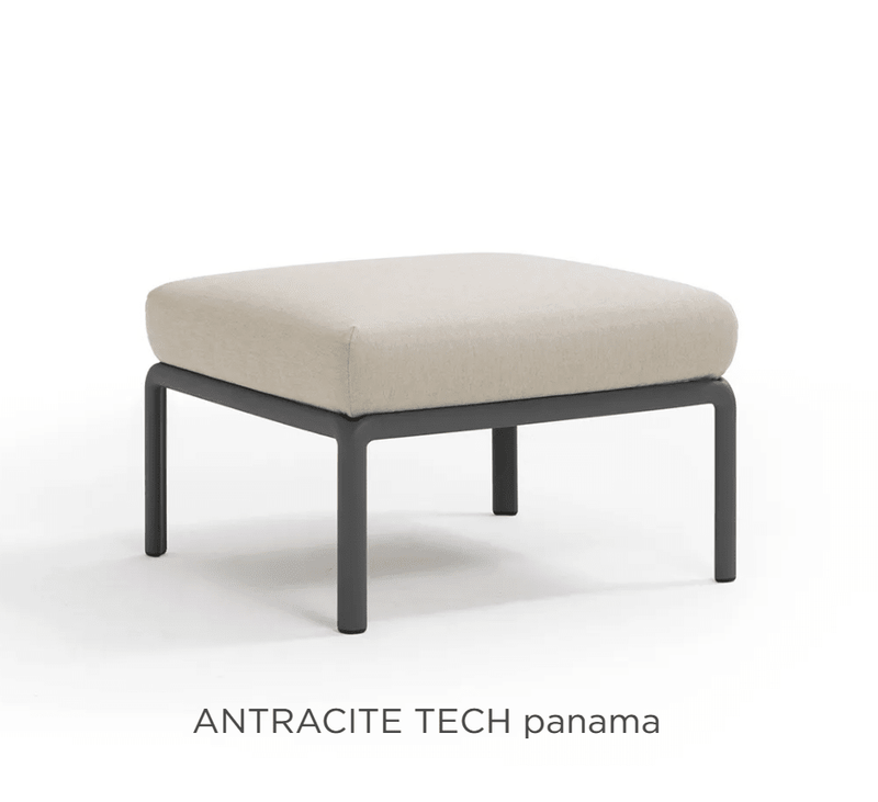 Load image into Gallery viewer, Nardi Komodo Pouf from the Nardi Outdoor Sofa Komodo Section, featuring dark anthracite color and modular seating design.
