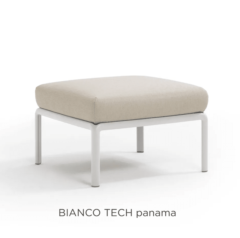 Load image into Gallery viewer, Nardi Komodo Pouf from the Nardi Outdoor Sofa Komodo Section, showing a stylish beige fabric cushion for modular outdoor seating.
