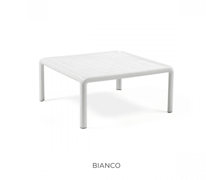 Load image into Gallery viewer, Komodo Tavolino Outdoor Coffee Table - Custom Wood DesignsNardi Komodo Tavolino outdoor coffee table with white finish, part of Nadi modular patio sofa system, suitable for outdoor patios.Nadi Table Komodo Patio Outdoor24575201139479Bianco
