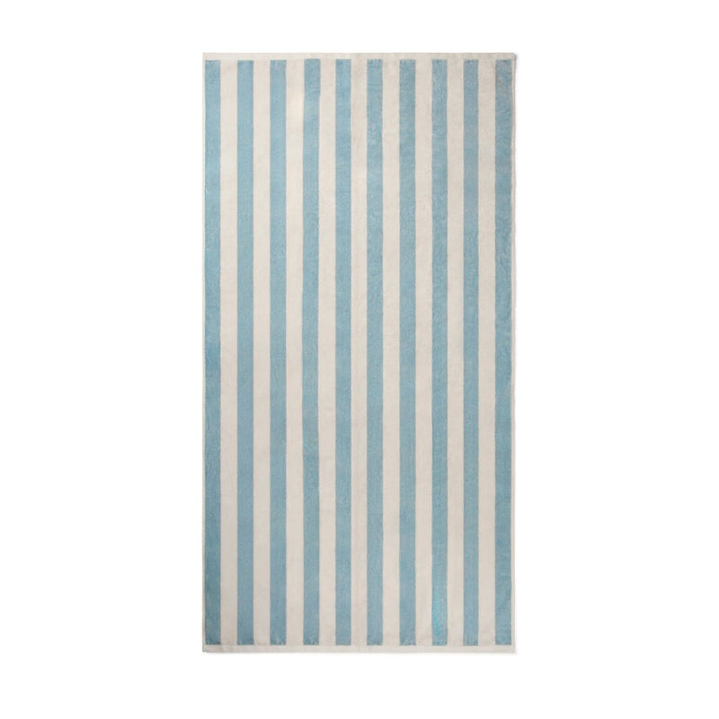 Load image into Gallery viewer, Lagoa GRS beach towel - Custom Wood DesignsVinga Lagoa GRS outdoor beach towel with vibrant colorful pattern laid out on sandOutdoorV4502315Recycled cottonlight blue

